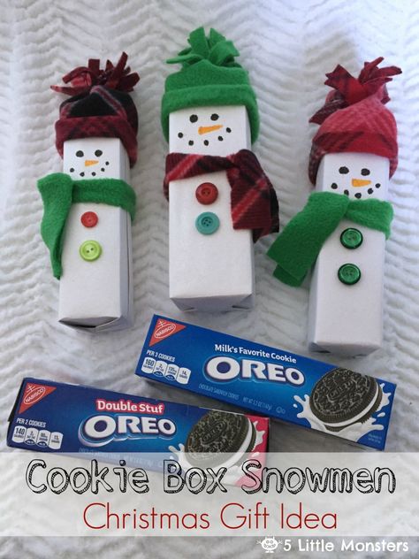 Cookie Box Snowmen Christmas Nugget, Candy Business, Christmas Candy Crafts, Xmas Projects, Grinch Cookies, Diy Christmas Candy, Christmas Treats Holders, Christmas Candy Gifts, Inexpensive Christmas Gifts