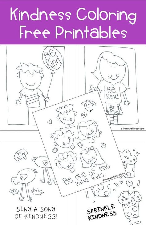 Kindness Coloring Free Printables #kindnessprintable #freeprintable #teachkindness #laurakellydesigns Kindness Preschool Activities Free Printables, Kindness Bingo Free Printable, Kindness Confetti Free Printable, Random Acts Of Kindness Printable, Kindness Bookmarks Free Printable To Color, Tumblr Coloring Pages, Fnaf Coloring Pages, Paw Patrol Coloring, Paw Patrol Coloring Pages