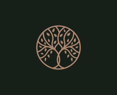 Tree oak banyan maple emblem logo design... | Premium Vector #Freepik #vector #root-logo #oak-logo #leaf-logo #roots Oak Tree Logo Design, Emblem Logo Design, Tree Of Life Logo, Banyan Leaf, Roots Logo, Tree Logo Design, Cosmetic Packaging Design, Vector Trees, Tree Logos