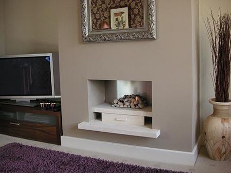 Hole In The Wall Fireplace Hole In The Wall Fireplace Ideas, Hole In The Wall Fireplace, Wall Fires, Fireplace Wall, Open Plan Living, Open Plan, Fireplace, Living Room, Interior Design