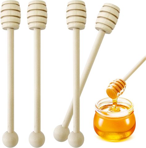 PRICES MAY VARY. Delicious Honey Without the Mess - Using a honey spoon makes it so much easier to get honey out of the jar without making a mess, as you would with a spoon. Our honey spoon dipper will ensure no drips or sticky mess on your kitchen counter tops. Delightful Drizzling - Use our honey dipper to pick up and drizzle honey in yoghurt or on hot pancakes and croissants yummm. You'll make Winnie jealous! Well Made and Perfect for any Honey Pot - Made from Cherry Wood & at 16cm in length Honey Stirrer, Rustic Country Homes, Honey Spoons, Honey Dipper, Farm Shop, Honey Pot, Cherry Tree, Snack Time, Cherry Wood