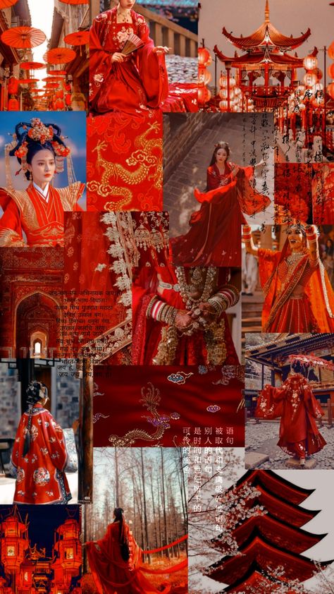 Chinese Moodboard Aesthetic, China Culture Clothes, China Culture Aesthetic, Japan Moodboard Aesthetic, India Wallpapers Aesthetic, China Astethic, Red Mood Board Aesthetic, Traditional China Aesthetic, Asian Culture Aesthetic