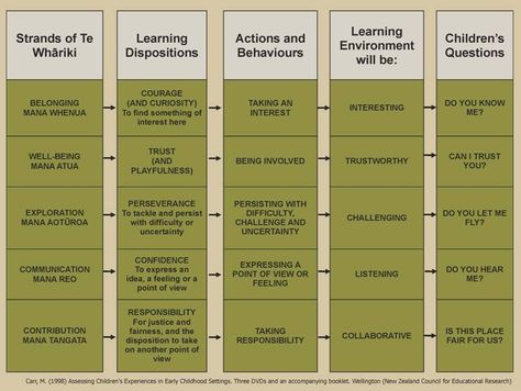 Te Whariki and Dispositions Learning Dispositions, Learning Stories Examples, Early Childhood Education Curriculum, Cv Ideas, Reflective Questions, Childcare Teacher, Learning Stories, Early Childhood Centre, Early Childhood Learning