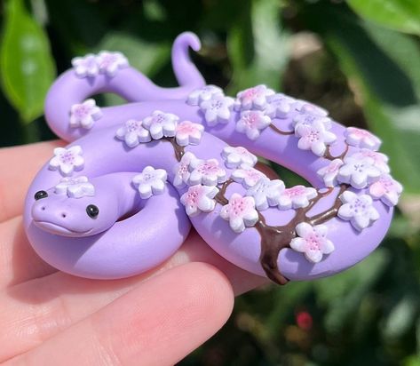 figurines,snake,frog,etsy Clay Snake Ideas, Polymer Snake, Kawaii Sculpture, Clay Snake Sculpture, Snake Figurines, Clay Snakes, Polymer Clay Snake, Clay Snake, Animal Foods