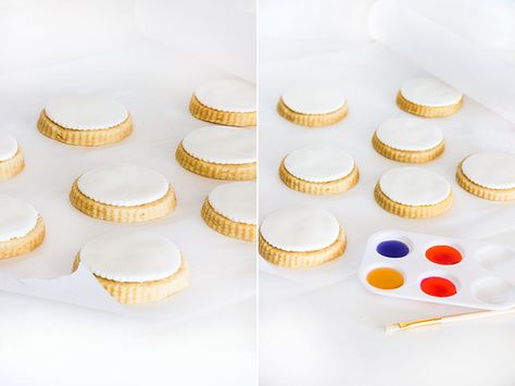 Watercolor Sugar Cookies, Fondant Roller, Watercolor Cookies, Cookie Craft, Play Activity, Sugar Cookie Royal Icing, Buy Cookies, Kids Christmas Party, Diy Cookie