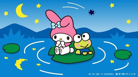 Happy Birthday, Keroppi! Hello Kitty Art, Sanrio Wallpaper, Favorite Cartoon Character, Cutest Thing Ever, Favorite Hobby, Profile Pics, Computer Wallpaper, Sanrio Characters, My Melody