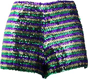 Mardi Gras Outfits For Women, Mardi Gras Attire, 21st Bday Ideas, Mardi Gras Outfits, Casual Dresses Plus Size, Sequin Shorts, Rave Festival, Outfits For Women, Cute Simple Outfits