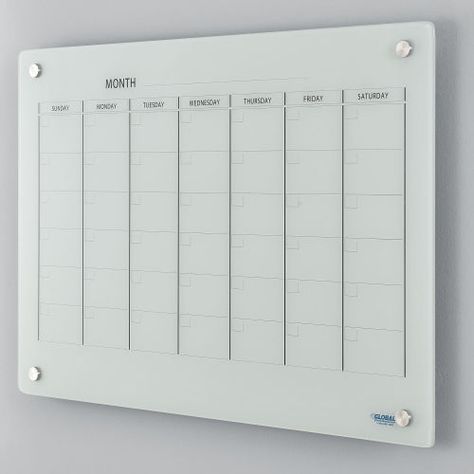 Wall Calendar Organizer, Glass Calendar, Whiteboard Organization, Whiteboard Ideas, Calendar Bulletin Boards, Glass Dry Erase Board, Whiteboard Wall, Dry Erase Board Calendar, Whiteboard Calendar