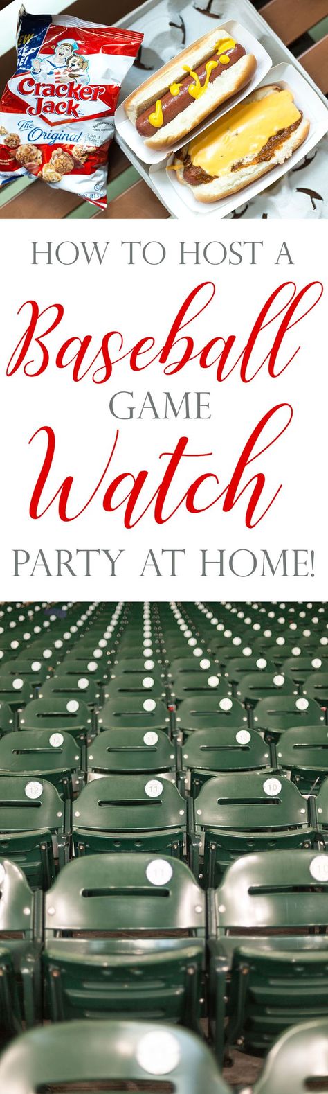 Need ideas for a baseball party? Grab these tips on how to to host a baseball game watch party or a how to host a baseball themed party. Watch Party Food, March Madness Parties, Sports Baby Shower Theme, Picnic Games, Game Watch, Baseball Theme Party, Adult Party Themes, Houston Food, Astros Baseball