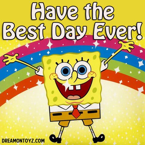 Have the Best Day Ever Happy Sunday Pictures, Rainbow Gif, Good Day Images, Homecoming Signs, Rainbow Drawing, Have The Best Day, Cartoon Graphics, Spongebob Wallpaper, Rainbow Painting