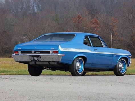 1969 Chevrolet Yenko Nova Rear Chevrolet Nova, Chevy Nova, Best Classic Cars, Chevy Muscle Cars, Car Culture, Performance Cars, American Muscle Cars, General Motors, Chevrolet Camaro