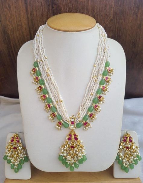 Rani Haram, Indian Jewelry Set, Kundan Choker Necklace, Kundan Jewellery Set, Victorian Jewellery, Beautiful Chokers, Kundan Choker, Kundan Jewelry, Hand Painted Earrings