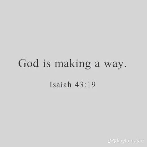 God Is Making A Way, Ayat Alkitab, Motiverende Quotes, Inspirational Bible Quotes, Biblical Quotes, Bible Verses Quotes Inspirational, Inspirational Bible Verses, Bible Encouragement, Scripture Quotes