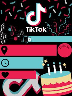 Descarga tarjeta de Tiktok para editar Birthday Tarpaulin Design, Teen Birthday Invitations, Phonics Printables, Free Printable Birthday Cards, Mexican Birthday Parties, Roller Skating Party, Invitation Card Birthday, Mexican Birthday, Birthday Party Invitation Templates