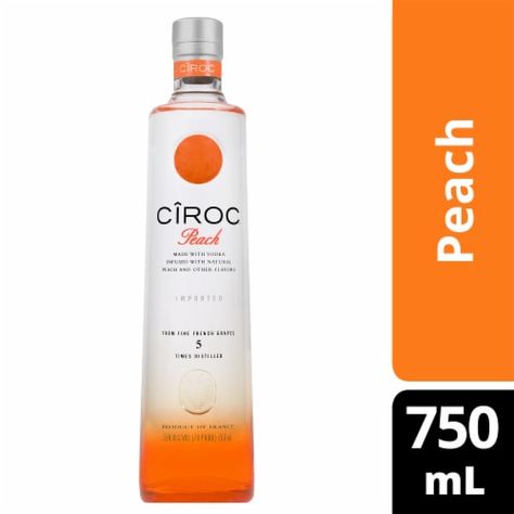 Ciroc Peach, Peach Bellini Cocktail, Vodka Infused, Fun Party Drinks, Bellini Cocktail, Ciroc Vodka, Peach Vodka, Copper Pot Still, Peach Bellini