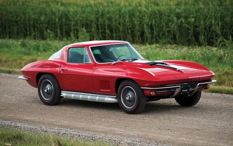 Live The American Dream With A ‘67 Corvette Sting Ray | InsideHook 67 Corvette, Red Corvette, Chevrolet Corvette Stingray, American Sports, Corvette Stingray, Chevy Corvette, Unique Cars, Classic American, Stingray