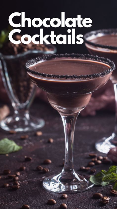 Chocolate Cocktails Chocolate Alcoholic Drinks Easy, Drinks With Chocolate Liquor, Baileys Chocolate Liquor, Chocolate Drinks Alcohol, Chocolate Liquor Drinks, Chocolate Liqueur Cocktail, Chocolate Liqueur Recipes, Chocolate Alcoholic Drinks, Chocolate Cocktail Recipes