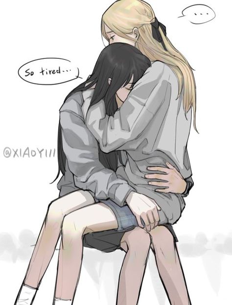 Yuri Comics, Kiss Art, Lesbian Art, Yuri Manga, Girl Couple, Lgbt Art, Yuri Anime, Cute Couple Art, Anime Girlxgirl