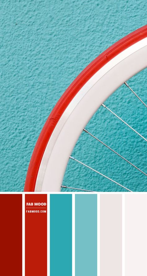 Color inspiration images Archives 5 - Fab Mood | Wedding Colours, Wedding Themes, Wedding colour palettes Tiffany Blue Color Combinations, Color Palette With Red And Blue, Teal Blue Colour Combination, Light Blue And Red Color Palette, Sky Blue Colour Combinations, Red Green Blue Color Palette, Red Combination Colour, Red Blue Green Color Palette, Sky Blue Color Combinations