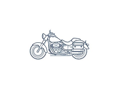 Harley-davidson by 东海青 Harley Davidson Outline Tattoo, Harley Davidson Motorcycles Tattoo Ideas, Simple Harley Davidson Tattoo, Harley Davidson Motorcycles Drawing Easy, Motorcycle Tattoo Stencil, Minimalist Harley Davidson Tattoo, Harley Davidson Outline, Mini Motorcycle Tattoo, Motorcycle Tattoo Harley Davidson