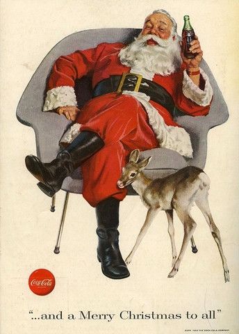 Modern Icons: The Womb Chair 1946 - ebarza Coke Santa, Coca Cola Santa Claus, Coke Ad, Santa Klaus, Coca Cola Santa, Coca Cola Christmas, Coca Cola Ad, Vintage Coke, Postal Vintage