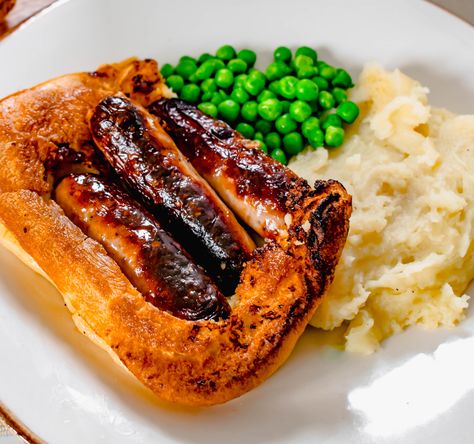 Toad in the hole | Ninja Dual Air Fryer | Hint Of Helen Dual Air Fryer Recipes, Ninja Dual Air Fryer Recipes, Yorkshire Pudding Batter, Ninja Dual Air Fryer, Dual Air Fryer, Actifry Recipes, Zone Recipes, New Air Fryer Recipes, Toad In The Hole