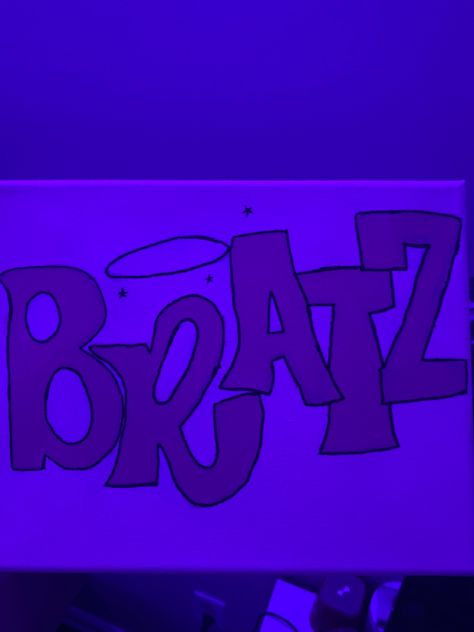 Bratz 
Painting 
Pink and black Bratz Canvas Painting Ideas, Painting Ideas On Canvas Bratz, Bratz Doll Painting Canvas Easy, Bratz Logo Drawing, Canvas Painting Ideas Y2k, Canvas Sharpie Art, Baddie Paintings Canvas Pink, Brats Painting, Powderpuff Painting