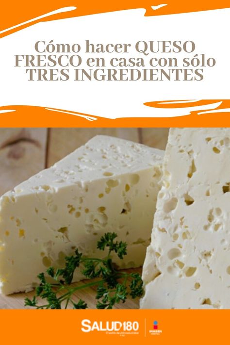 Cheesey Recipes, Queso Fresco Recipe, Queso Blanco Recipe, Cheese Recipes Homemade, Cheese Making Recipes, Queso Recipe, Colombian Food, Queso Cheese, Amish Recipes