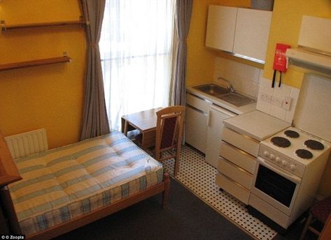 worst rental flats ... London Flat Interior, Small Flat Interior, Small House Kitchen, Council Flat, Wooden Shack, Houses In Ireland, Tiny Loft, Backyard Tent, Council Estate