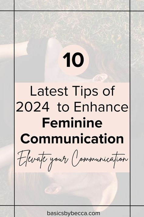 Elevate your communication with these 10 essential tips for embracing feminine expression in 2024! 💬 Strengthen connections and cultivate understanding. Dive into the full blog for insights on enhancing feminine communication! 💖✨ #FeminineCommunication #CommunicationTips #BasicsByBecca #2024Insights #Empowerment #StrengtheningConnections #ExpressWithGrace 10 Essentials, Human Interaction, Women Leaders, Professional Growth, Female Entrepreneur, Inspirational Women, Strong Women, Women Empowerment, The Fosters