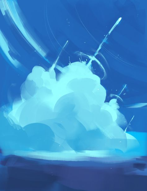 #illustration #art #drawing #artist #sketch #artwork #digitalart #sky #clouds Cloud Painting Digital, Clouds Landscape Painting, Cloud Castle Drawing, Cloud City Concept Art, Sky Art Tutorial, Clouds Reference Drawing, Dreamy Art Drawing, Sky Reference Drawing, Clouds Digital Art Tutorial