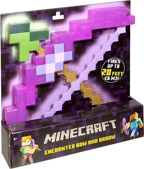 with Potion-Tip Arrow [Amazon Exclusive] : Sports & Outdoors Minecraft Bow And Arrow, Arrow Crafts, Minecraft Video Games, Rainbow Slime, Minecraft Toys, Imagination Toys, Hello Kitty Makeup, Hello Kitty Crafts, Easter Games