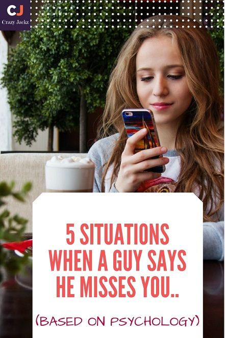 5 Situations when a Guy says he misses you.. (Based on Psychology) When He Misses You, When He Says He Misses You, Dating Boundaries, Facts About Guys, Get The Guy, Make Him Chase You, Make Him Miss You, Flirting With Men, A Guy Like You