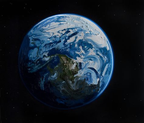 Erik Olson, Earth, 2011, oil on canvas, private collection. Image: Courtesy of Glenbow. The Earth