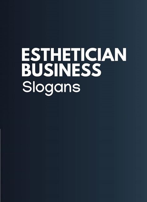 Esthetics Slogan, Esthetician Slogans, Beauty Slogans, School Slogans, Esthetician School, Esthetician Business, Business Slogans, Instagram Names, Name Suggestions