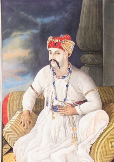 Nawabs Of Lucknow, Relaxed Pose, Royal Park Hotel, Mughal Empire, History Of India, Oil Painting Portrait, Painting Reproductions, Incredible India, Rock Crystal