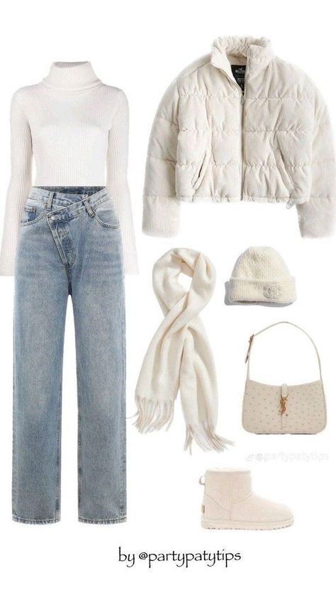 Ootd Frio, Winter Outfits Dinner, Outfit Ideas For School Fall, Cute Outfits Winter, Summer Outfits Baddie, Soft Outfits, Outfit Knit, Ny Outfits, Winter Fashion Outfits Casual