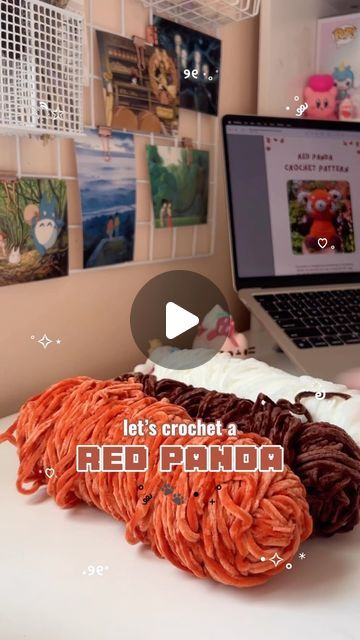 Red Panda Crochet Free Pattern, Crochet Red Panda, Red Panda Crochet, Stuck In My Head, Cute Diy, Red Panda, In My Head, Free Crochet Pattern, Free Crochet