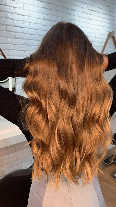 Light Ginger Balayage, Ginger Balayage, Light Ginger, Hair Styling Tips, Amber Hair, Bronze Hair, Honey Brown Hair, Hair Color Caramel, Ginger Hair Color