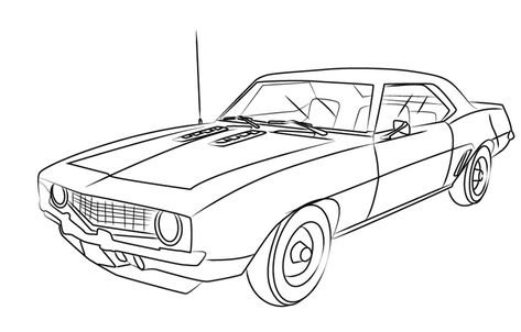 Outline of the 1969 chevrolet camaro 1969 Camaro Drawing, Camaro Drawing, Camaro Art, Camaro Ss 1969, Chevy Camaro 1967, Chevy Camaro Convertible, Car Drawing Easy, Vintage Camaro, Chevrolet Camaro 1969