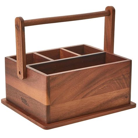 Wholesale Acacia Wood Flatware Holder Utensil Caddy Tray Wood Picnic Basket Bbq Basket Bbq Caddy, Flatware Holder, Picnic Box, Utensil Caddy, Tray Wood, Floral Wallpaper Phone, Carpentry Diy, Wine Holder, Utensil Holder