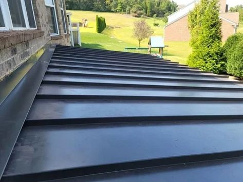 4 Best Roofing Materials for a Low Pitch Roof Low Pitch Roof House Exterior, Flat Roof Materials, Low Pitch Roof, Flat Roof Replacement, Flat Roof Systems, Flat Roof Design, Pitch Roof, Epdm Roofing, Flat Roof Extension