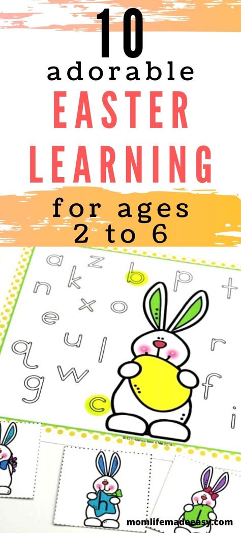 Check out these incredible 10 fun and easy ideas for DIY educational Easter activities for toddlers, for preschoolers, for kindergarten and elementary age students! Simple Easter activities that explore art, science, and literacy that are perfect for families, for school, and for church! #easter #activitiesforkids #earlylearning #learningathome #mathideas #readingideas #forkids #easycrafts #educationalactivities #funforkids Activies For Kids, Easter Learning Activities, Learning Activities For Toddlers, Primary School Activities, Easter Activities For Toddlers, Teaching Handwriting, Toddler Homeschool, Kindergarten Learning Activities, Preschool Literacy