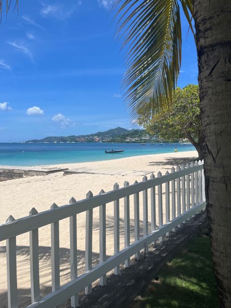 grand anse beach #carribean #grenada #beach #summer Grand Anse Beach Grenada, Grenada Aesthetic, Caribbean Summer, Grenada Caribbean, Coconut Aesthetic, Tropical Travel Destinations, Coastal House, Cruel Summer, Tropical Travel