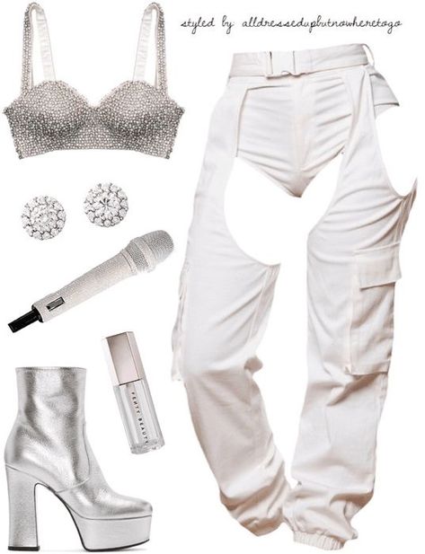 Ariana Grande Sweetener Outfits, Ariana Stage Outfits, Fame Dr Tour Outfits, World Tour Outfits Kpop, Preformance Outfits Polyvore, Fame Dr Performance Outfits, Concert Outfit Fame Dr, Outfits For Stage Performance, Ariana Grande Sweetener Tour Outfits