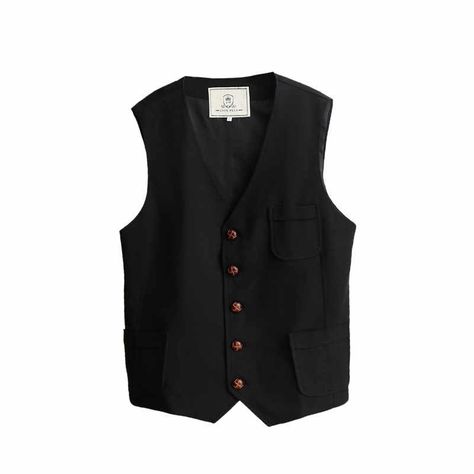 BOB DONG Vintage Striped Work Vest Men's Retro Suit Waistcoat Cotton Buckle Back|Vests & Waistcoats| - AliExpress Vest Linen, Linen Waistcoat, Retro Suits, Suit Pin, Plus Size Suits, Rugged Men, Suit Waistcoat, Victorian Clothing, Vests Mens