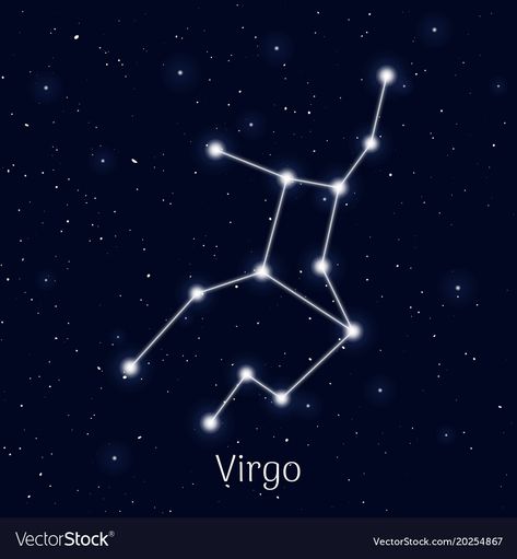 Virgo Zodiac Sign Symbol, Virgo Illustration, Zodiak Virgo, Night Sky Background, Virgo Symbol, Virgo Star Sign, Virgo Star, Zodiac Sign Virgo, Virgo Art