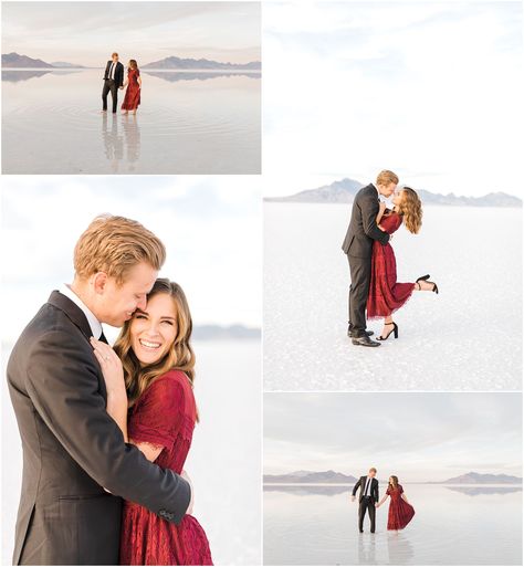 Whether you're looking for a place to take your engagements, bridals, family photos, maternity pictures, or anniversary photos, Utah's Salt Flats are the ideal photo location! Indian Couple Photos, Utah Salt Flats, Couple Sessions, Indian Couple, Bonneville Salt Flats, Anniversary Pictures, Anniversary Photoshoot, Lake Photos, Salt Flats