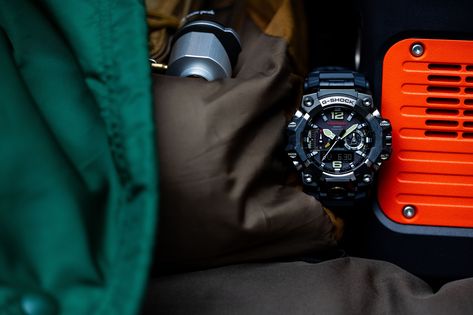 The G-SHOCK MUDMASTER GWG-B1000 G Shock Mudmaster, Rugged Look, G Shock Watches, G Shock, Black Watch, Watch Design, Black