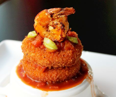 Shrimp and Grit Cakes with Creole Sauce - Creole Contessa Shrimp And Grit Cakes, Grit Cakes, Creole Sauce, Cajun Dishes, Cajun Food, Cajun Creole Recipes, The Audacity, Creole Recipes, Cajun Recipes